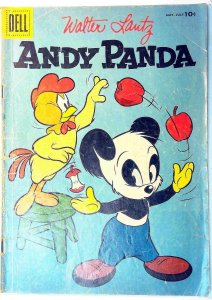 Walter Lantz Andy Panda #34 (1956) Dell Comics Charlie Chicken 1st Print Comic