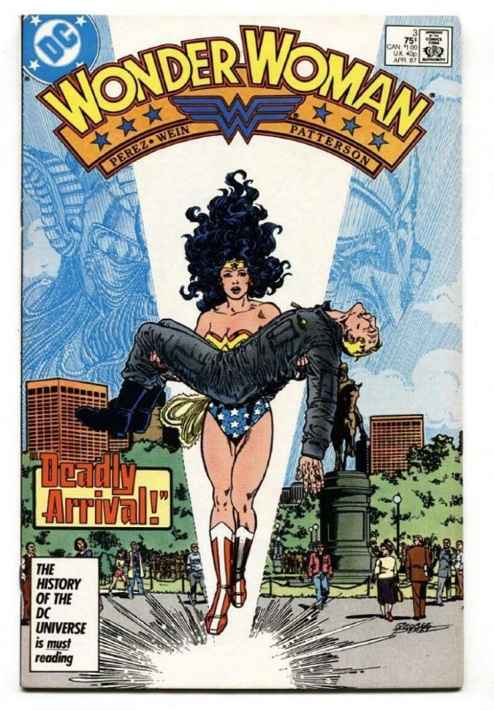 WONDER WOMAN #3, VF/NM, Perez, Gods, Julia Vanessa, Amazon, 1987, more WW in sto