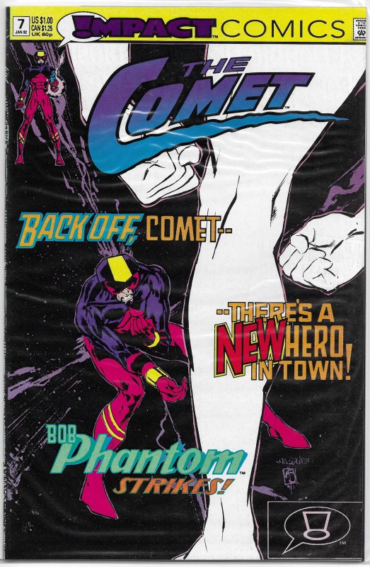 Comet (Impact, 1991) # 7 FN Mark Waid, Sienkiewicz cover