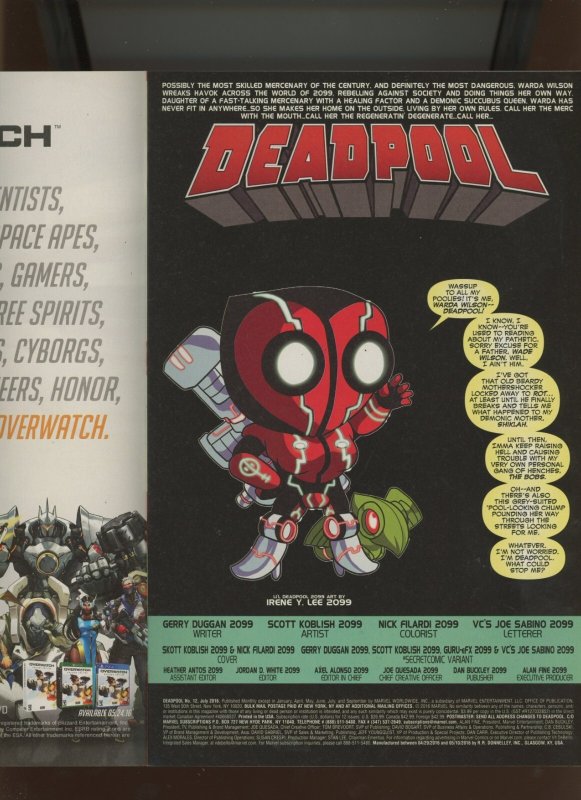 (2016) Deadpool #12: KEY ISSUE! WE COMBINE SHIPPING! (9.0/9.2)