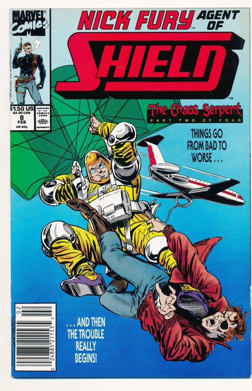 Nick Fury Agent of SHIELD (1989) #8 FN