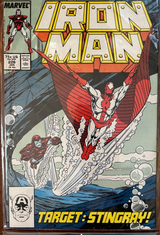 Iron Man lot of 6 issues from late 80's (1988)