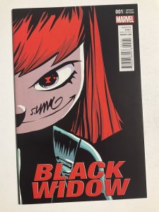 BLACK WIDOW 1 VARIANT SIGNED SKOTTIE YOUNG NM NEAR MINT MARVEL  