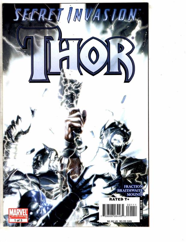 3 Secret Invasions COMPLETE Sets # 1 2 3 Thor Fantastic Four + X-Men 1 2 3 4 RC2
