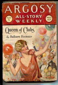 Argosy All-Story Weekly 11/5/1927-spicy girl art cover by Paul Stahr-Hulbert ...