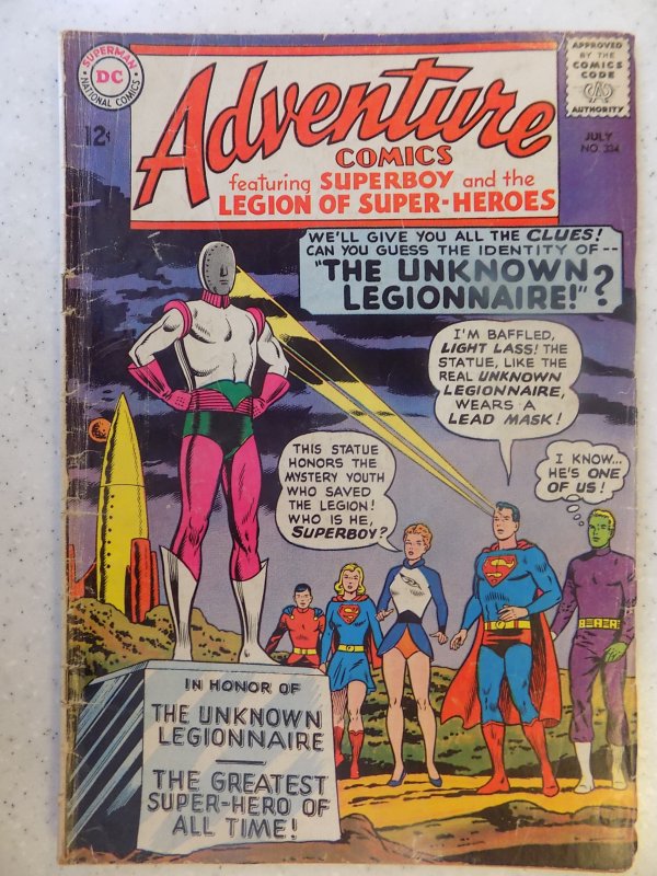 ADVENTURE COMICS # 334 LEGION OF SUPER-HEROES