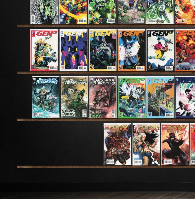 Huge Lot 140+ Comics with Green Lantern, Green Lantern Corps, Gen 13 & More!