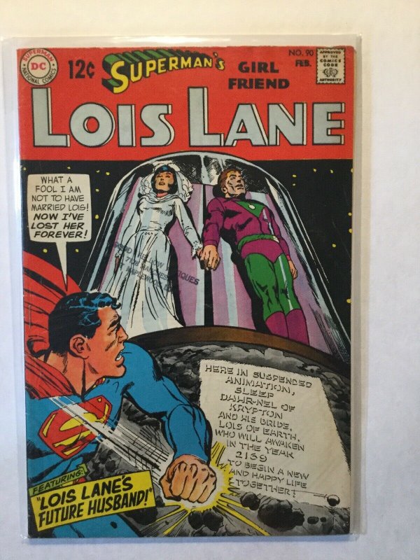 Superman’s Girl Friend Lois Lane 90 Very Good/Fine Vg/Fn 5.0 Extra Staple Dc