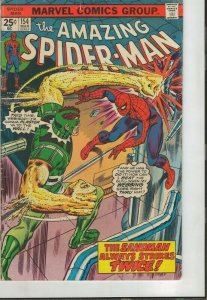 Amazing Spider-Man #154 ORIGINAL Vintage 1976 Marvel Comics