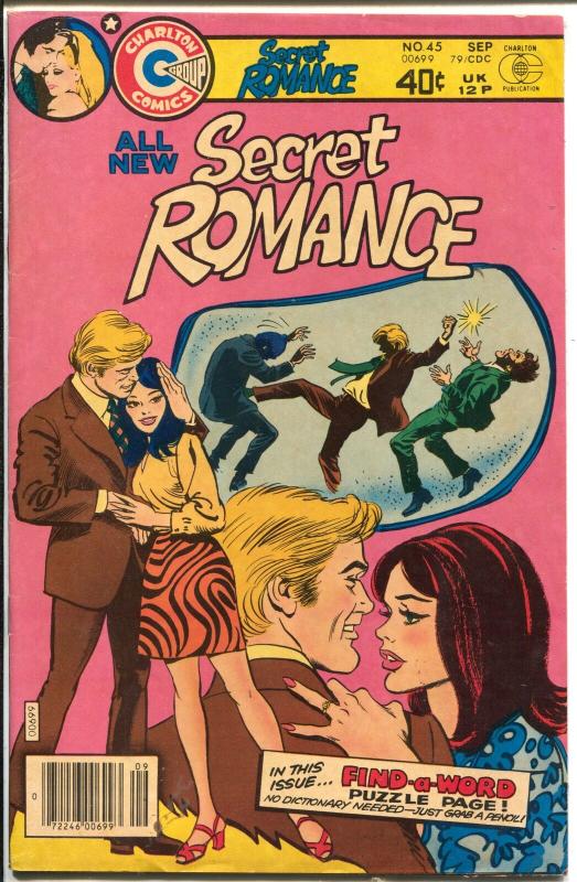 Secret Romance #45 1979-Charlton-violent issue-FN