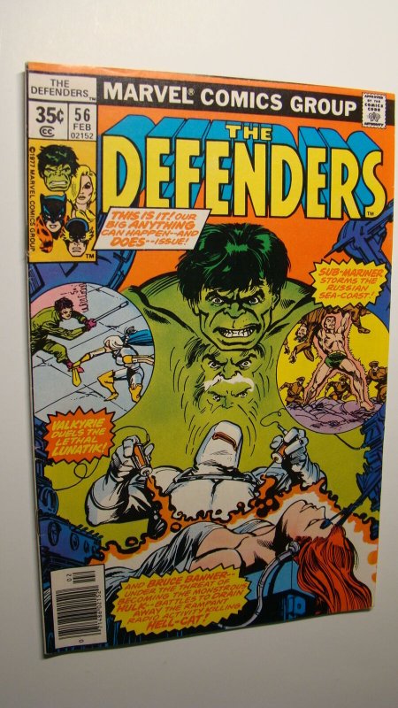 DEFENDERS 56 *HIGH GRADE* VS LUNATIK HELLCAT HULK RED GAURDIAN