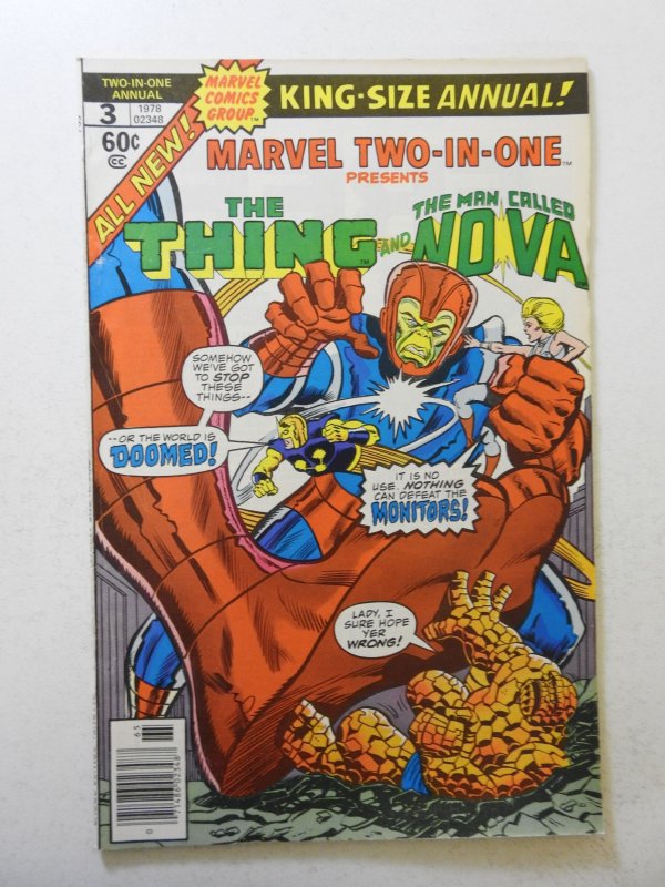 Marvel Two-in-One Annual #3 (1978) FN/VF Condition!