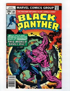 The Black Panther # 10 FN+ Marvel 1977 Jack Kirby
