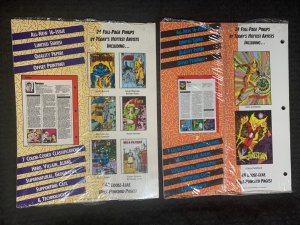 1990/91 WHO'S WHO IN THE DC UNIVERSE #1 & 10 Superman Robin SEALED