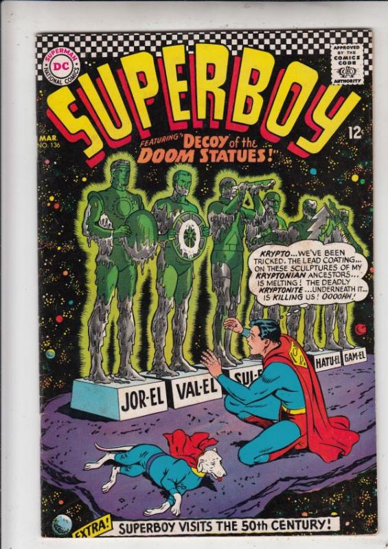 Superboy #136 (Mar-67) VF High-Grade Superboy