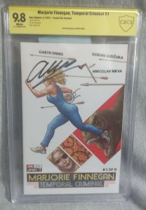 Marjorie Finnegan Temporal Criminal # 1 CBCS 9.8 Cho Variant Signed Garth Ennis 