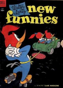 New Funnies (Walter Lantz ) #209 VG ; Dell | low grade comic