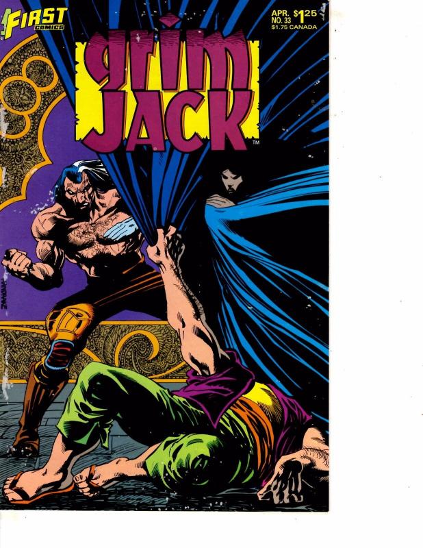 Lot Of 5 Grimjack First Comic Books #31 32 33 34 35 Superman Batman WT10