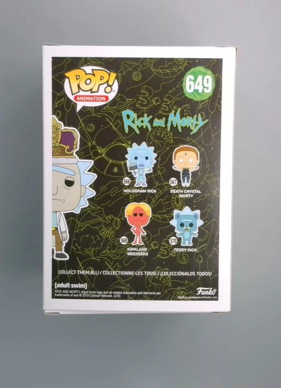 Funko Pop! Rick with Crown #649, Rick and Morty, GameStop Excl.