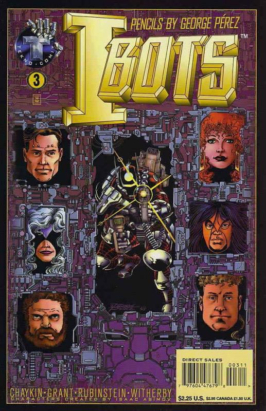 I•Bots (Isaac Asimov’s…, 1st Series) #3 VF/NM; Tekno | save on shipping - detail