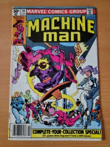 Machine Man #19 Newsstand Variant ~ VERY GOOD VG ~ 1981 Marvel Comics