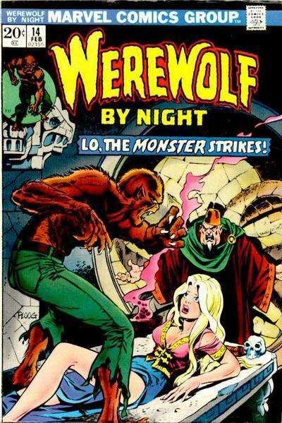 Werewolf By Night (1972 series)  #14, VF+ (Stock photo)