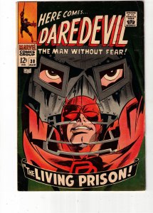Daredevil #38 (1968) DD vs Dr. Doom FN/VF Mid-High-Grade Utah CERTIFICATE Wow!