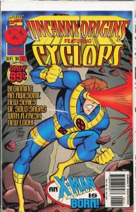Uncanny Origins #1 Direct Edition (1996) Cyclops