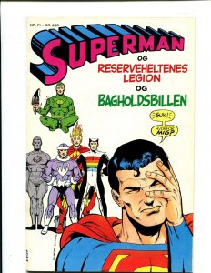 Superman #71 - DANISH EDITION! (7.0/7.5) 1984