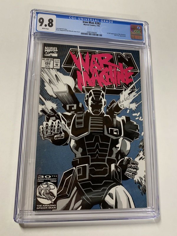 Iron Man 282 Cgc 9.8 White Pages Marvel 1st War Machine