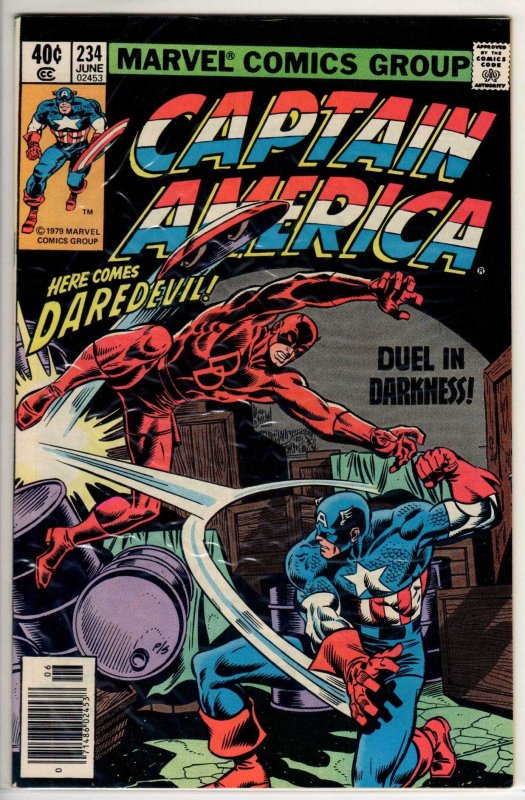 Captain America #234 Newsstand Edition (1979) 7.0 FN/VF
