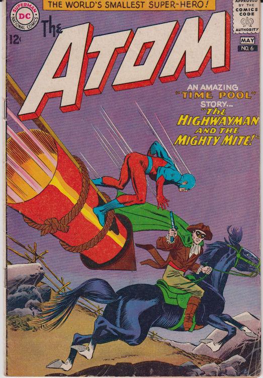 The Atom #6 (Apr-May 1963, DC) Fine Condition