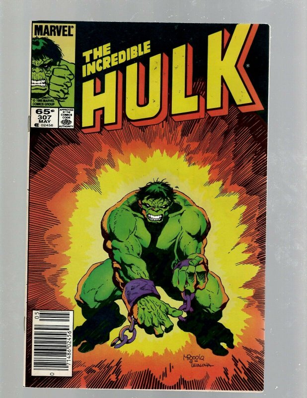 12 Incredible Hulk Comics #300 301 302 306 307 308 311 312 314 315 316 317 GB2