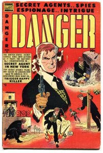 Danger  #6 1953-Comic Media-DRUG STORY-Don Heck-key issue-VG/FN