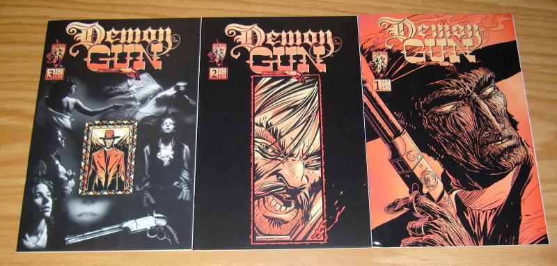 Demon Gun #1-3 VF/NM complete series - crusade comics - western horror set lot 2