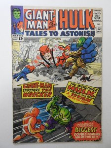 Tales to Astonish #63 (1965) VG- Condition