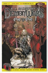 R.A. Salvatore's Demon Wars Eye For An Eye #1 June 2003 Code