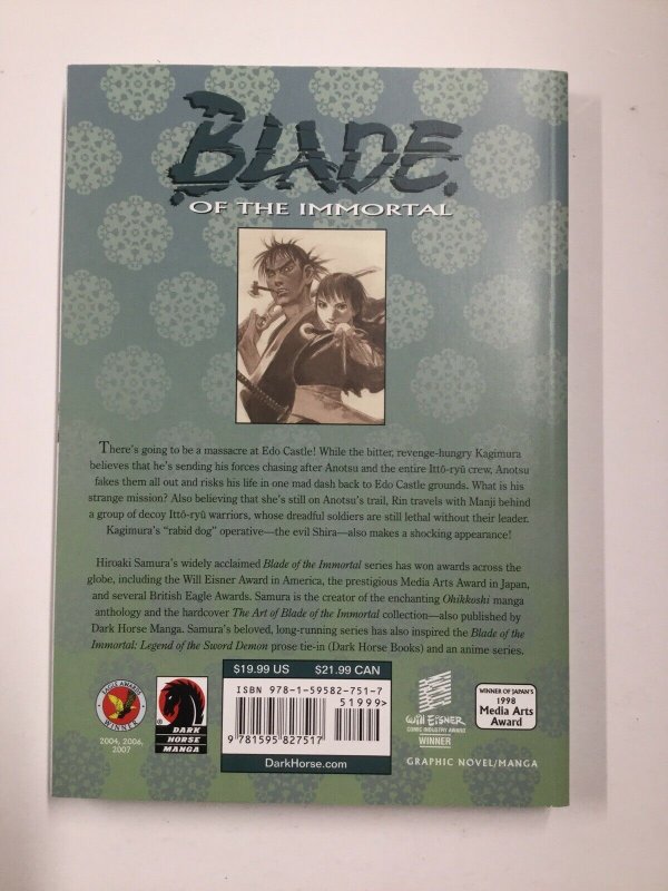 Blade Of The Immortal Massacre Softcover Sc Near Mint Nm Dark Horse