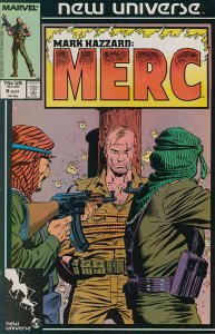 Mark Hazzard: Merc #9 FN ; Marvel | New Universe Mike Zeck