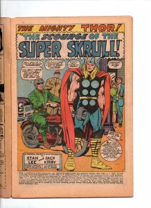 The Mighty Thor #142 - Thor vs Super Skrull - Jack Kirby - 1967 - GD/VG