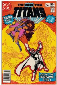 TEEN TITANS (1980) 3 FN+ Jan. 1981 COMICS BOOK