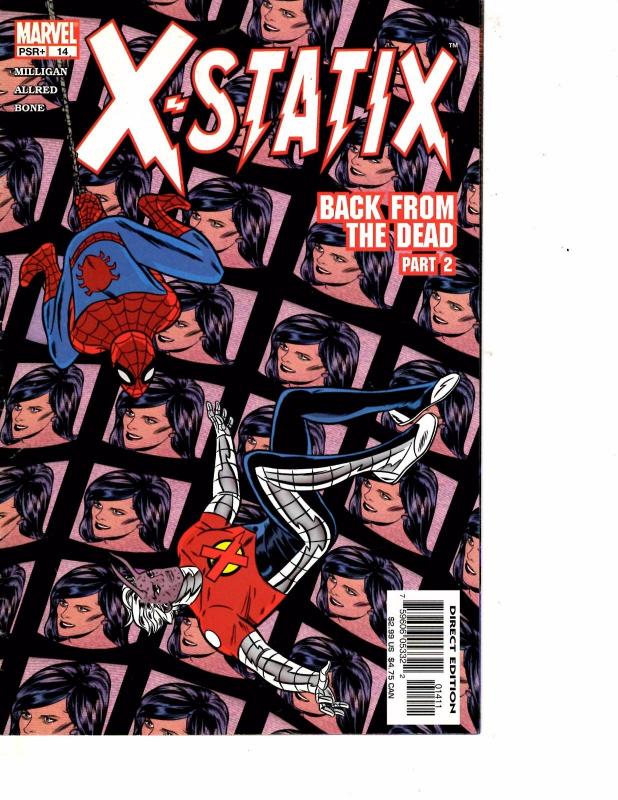 Lot Of 2 Marvel Comic Books X-Statix #14 and Marvel Team-Up #2 ON3