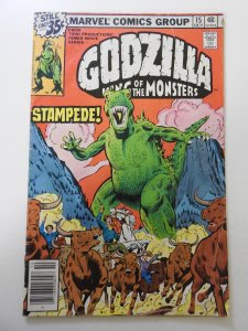 Godzilla #15 (1978) GD/VG Condition rust on staples