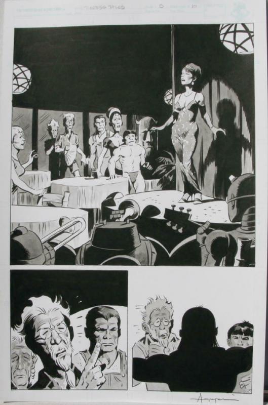 TIGRESS TALES #5 Original Mike Hoffman art, Page #10, Signed, published