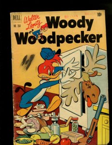 FOUR COLOR #350 (2.0) WOODY WOODPECKER!! 1951