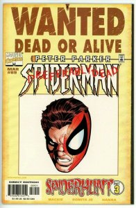 Spider-Man #89 (1990) - 9.4-9.6 NM *Spider Hunt* Wanted Poster Cover