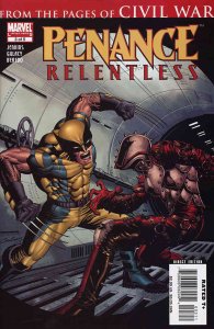 Penance: Relentless #3 VF ; Marvel | Civil War Wolverine