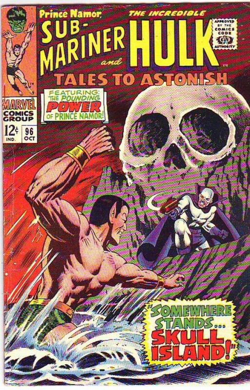 Tales to Astonish #96 (Oct-67) FN+ Mid-Grade Incredible Hulk, Namor