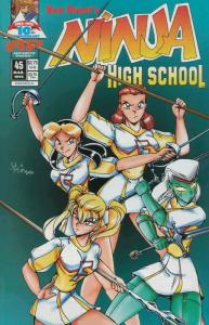 Ninja High School #45 VF; Malibu | save on shipping - details inside