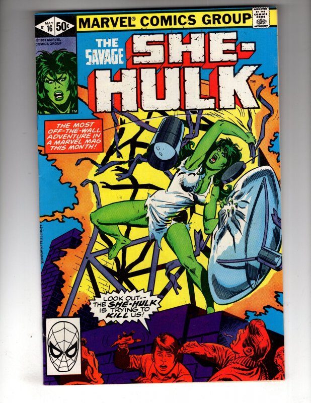 The Savage She-Hulk #16 (1981) VF Bronze Age MARVEL / ID#04